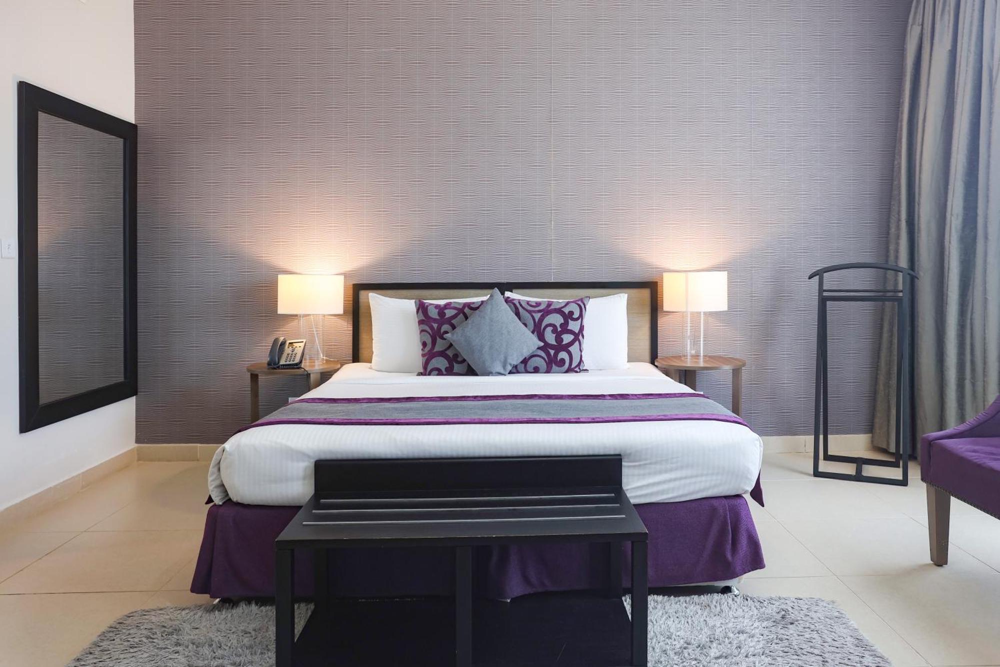 ナシマ タワー ホテル アパートメント ドバイ エクステリア 写真 A bedroom at the hotel