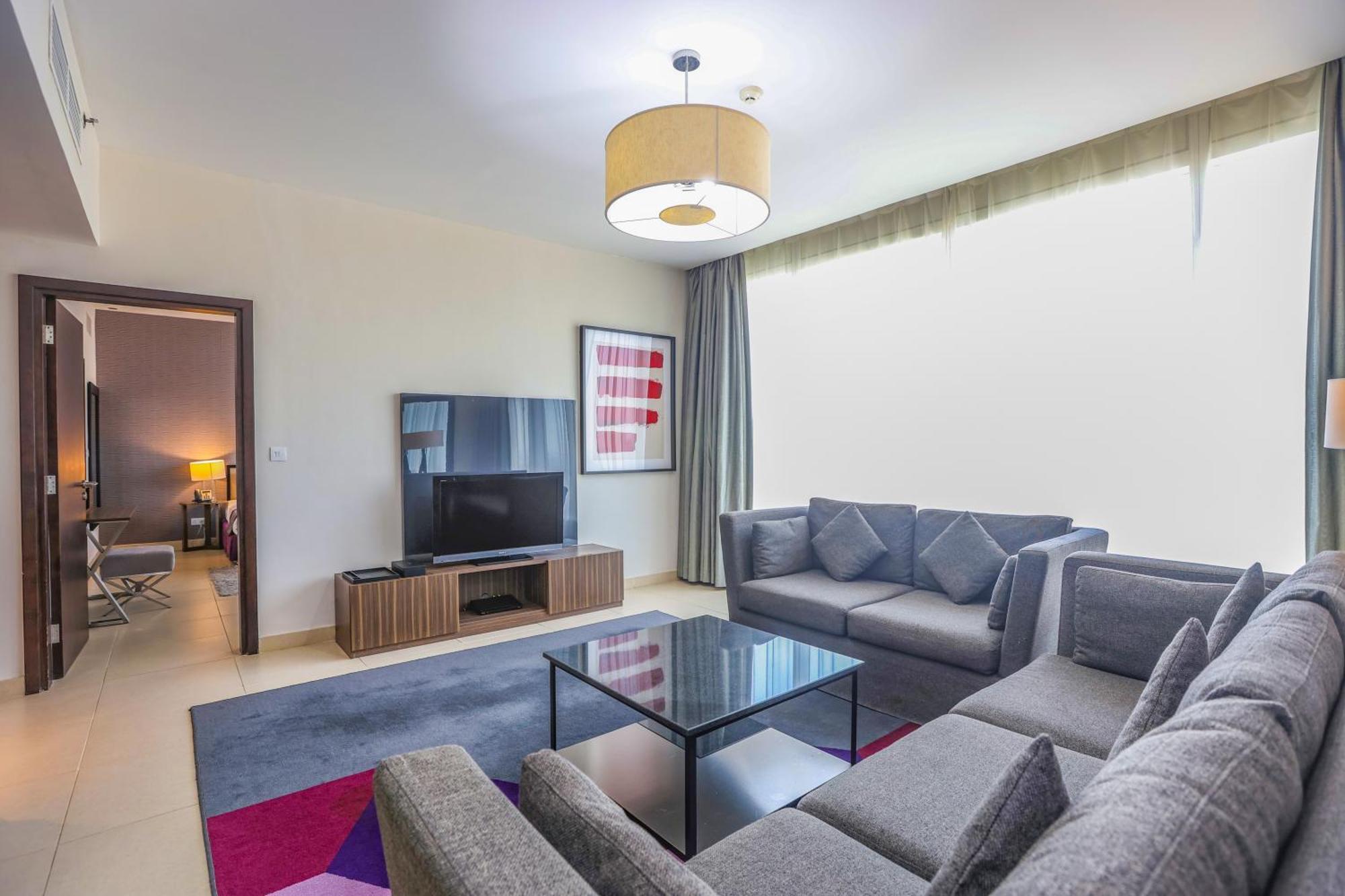 ナシマ タワー ホテル アパートメント ドバイ エクステリア 写真 Living room
